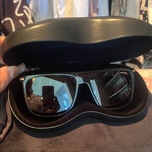 Carrera Black and Silver Glasses